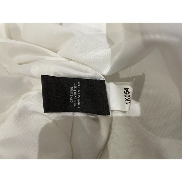 VERA WANG V-Neck Knee-Length lace and flare ivory cocktail bridesmaid Dress sz 8 - Picture 15 of 16